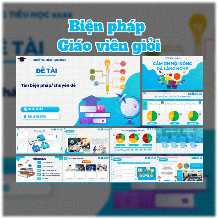 Powerpoint báo cáo biện pháp giáo viên giỏi